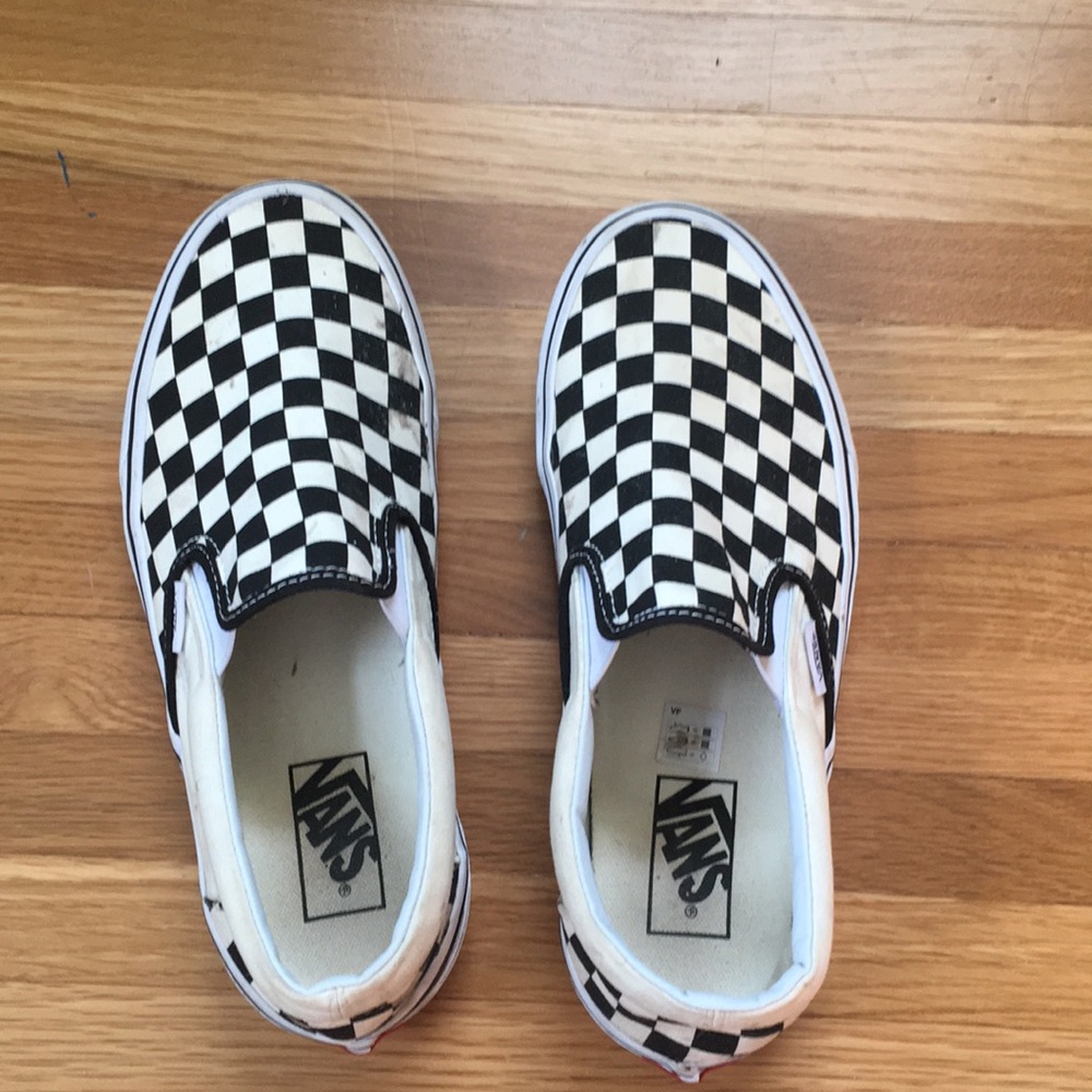 checkered vans